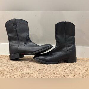Leather Justin Western Cowboy Boots - Size 12 D